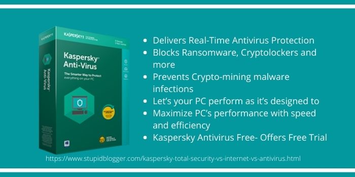what is the difference beween kaspersky secure connection and kapersky internet security for mac?
